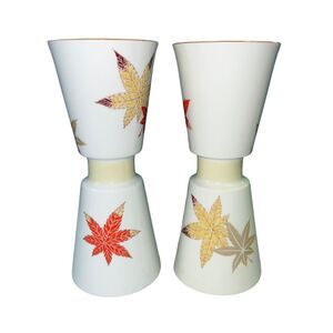 Vintage 1946 Noritake Japanese Fine Bone China Vases Matching Set of 2